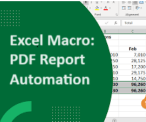 Automating PDF Report Generation With Excel Macro Button