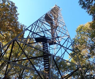 Climbing Fire Tower Steps Safely