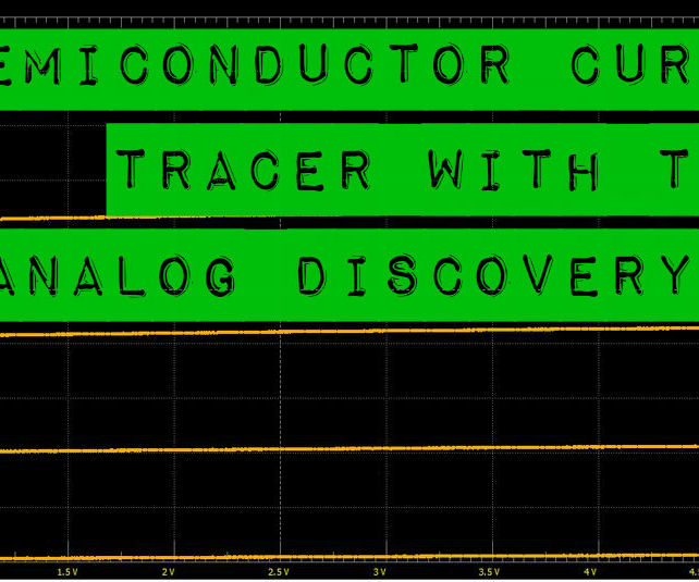 Semiconductor Curve Tracer With the Analog Discovery 2