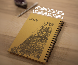 Personalized Laser Engraved Notebooks