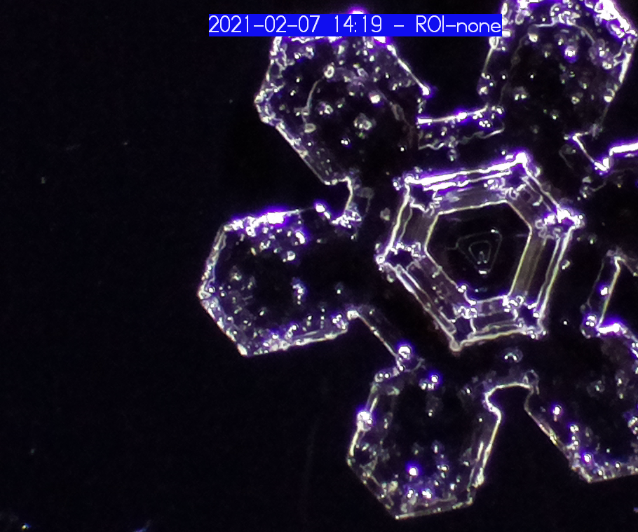 Snow Flake Microscopy With a Raspberry Pi Microscope