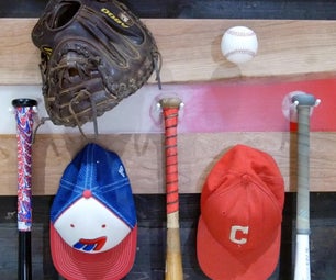 Baseball Gear Storage Display