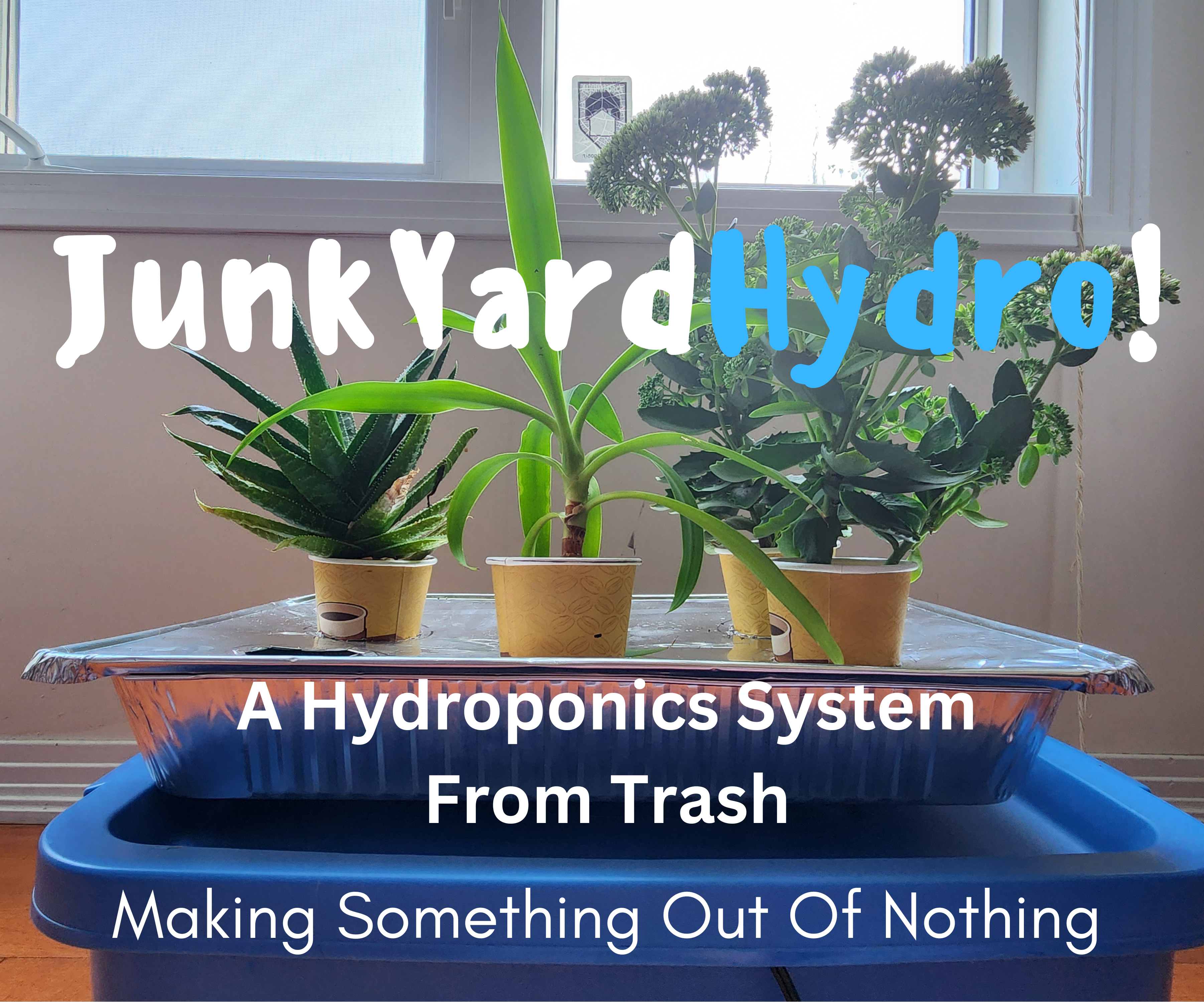 JunkyardHydro - a Modular Ebb and Flow DIY Hydroponics System