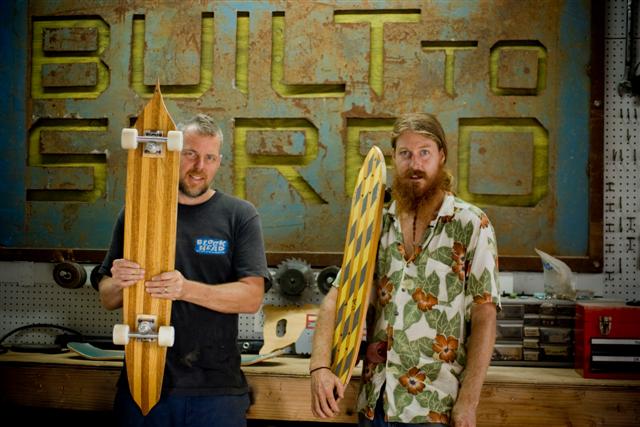 Building Skateboards Out of Wood Waterskis