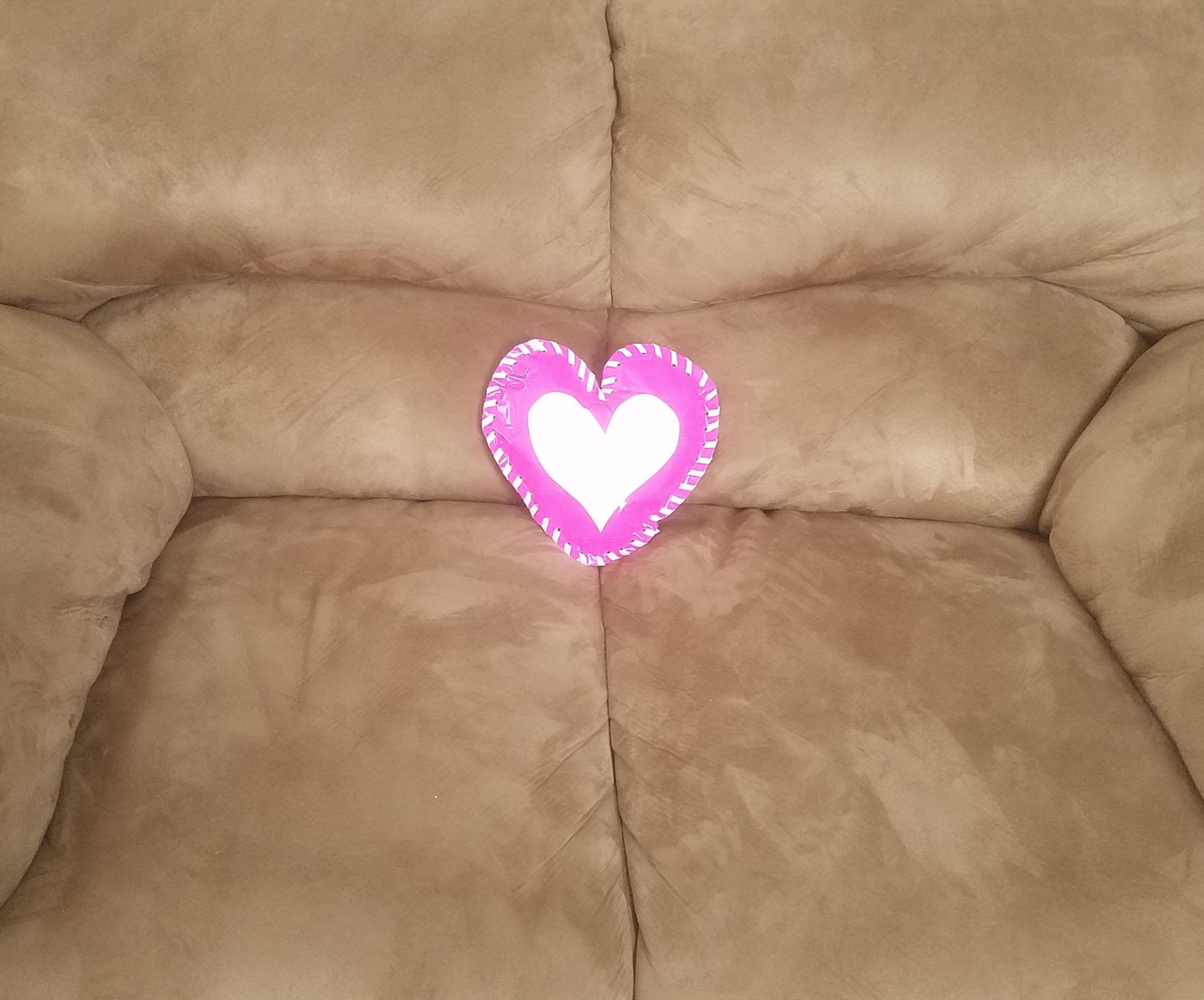 Duct Tape Valentine Pillow