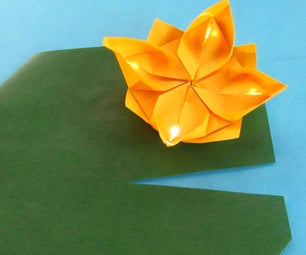 Light-Up Origami Lotus With Chibitronics Magnet-On Reed Switch
