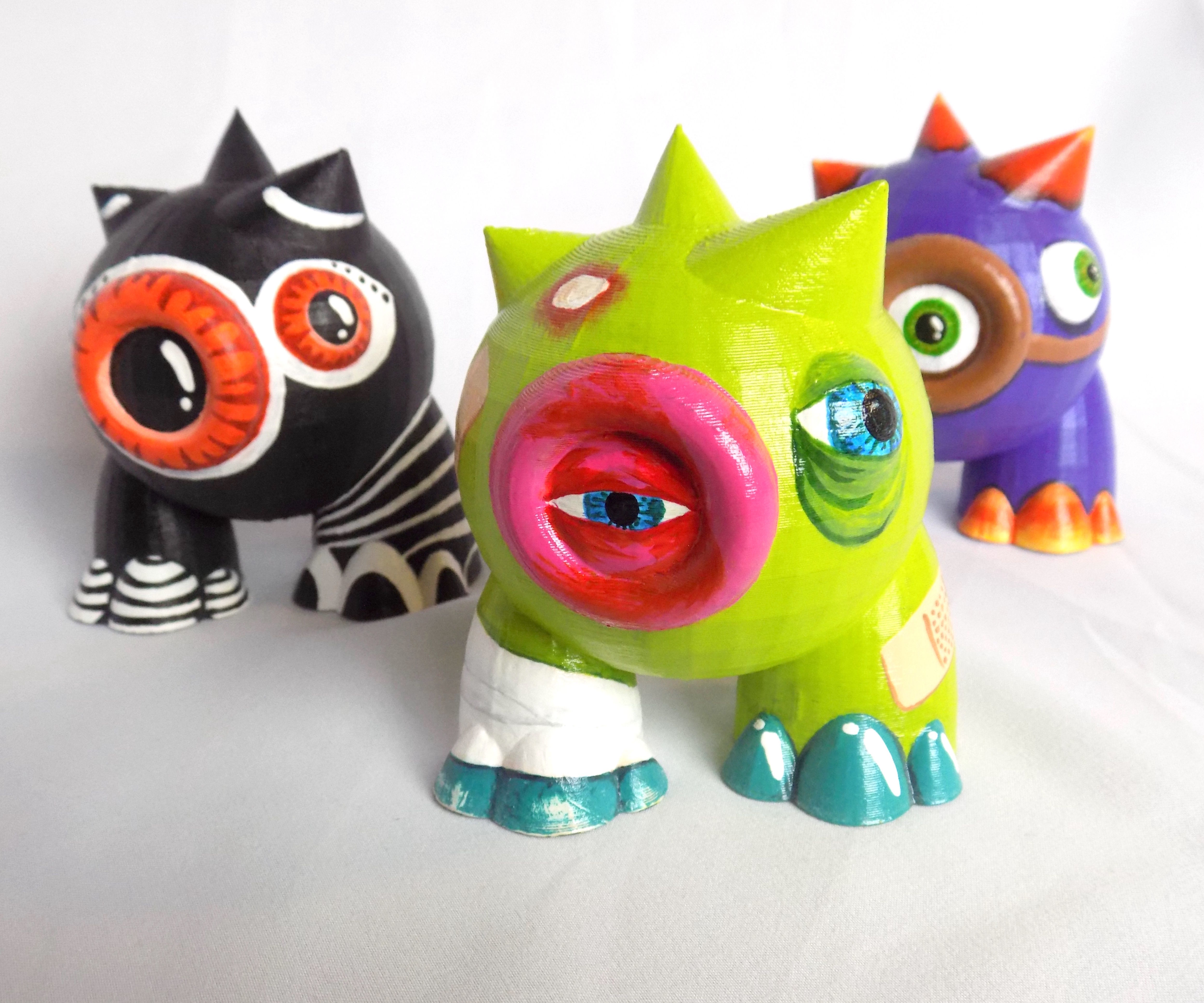 3D Printed Designer Art Toys