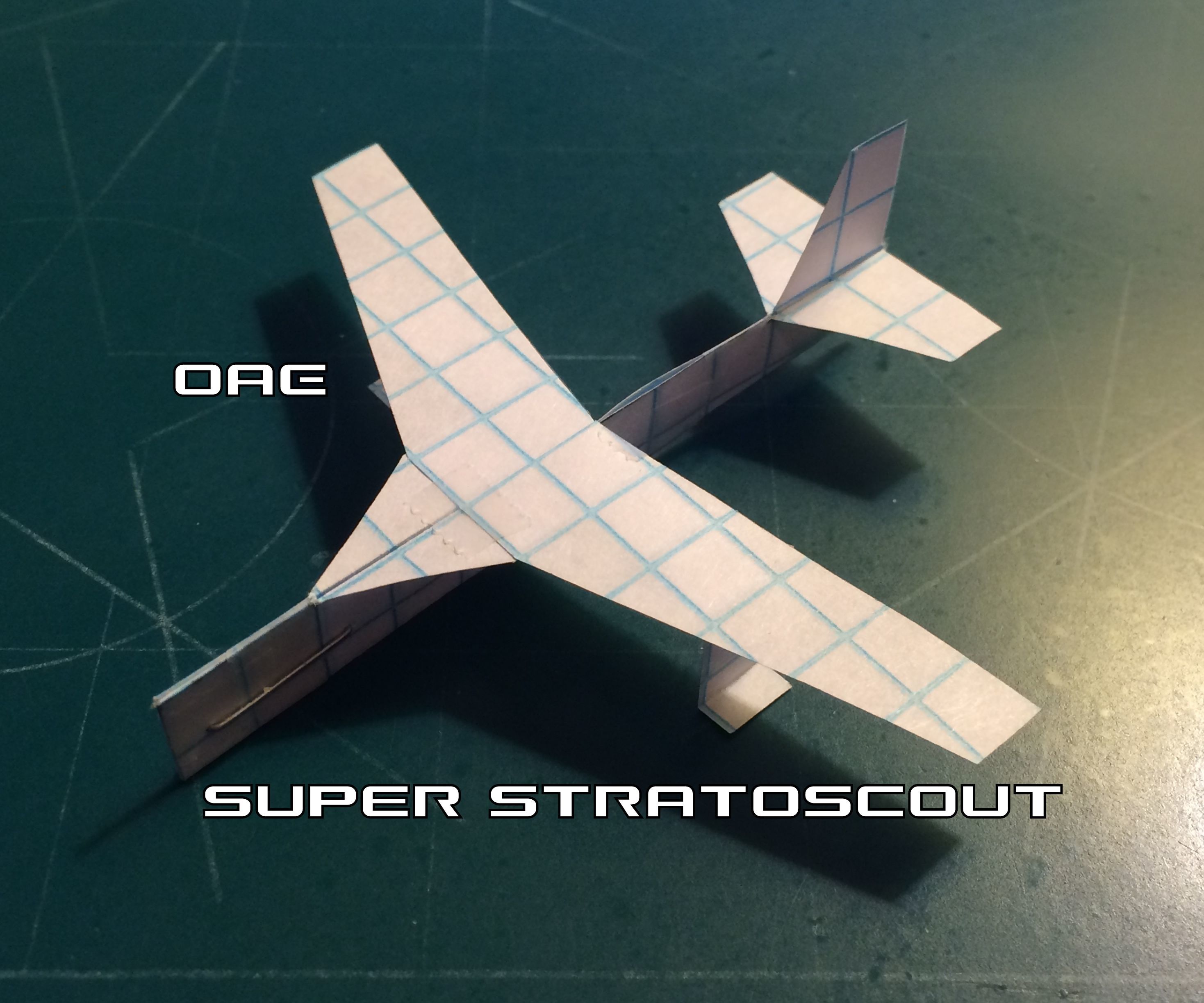 How To Make The Super StratoScout Paper Airplane