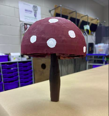 Paper Mache Mushroom