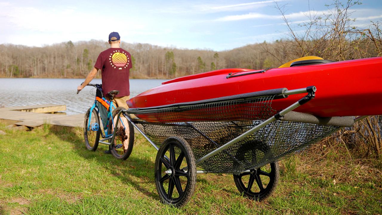 No Weld Bike Trailer for Kayaks & More!