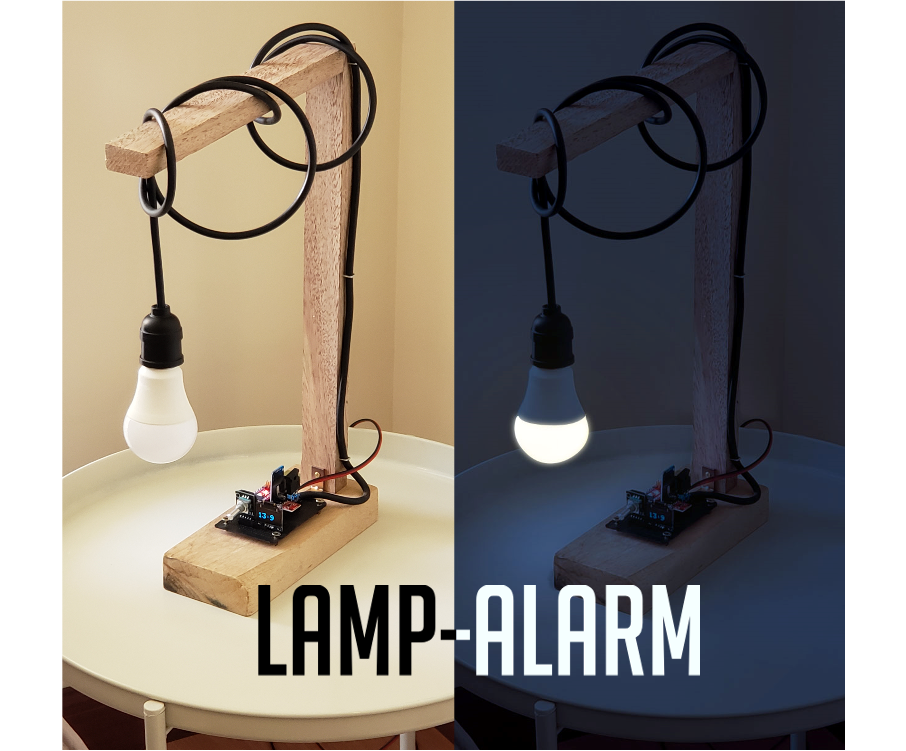 Use Light to Wake Up (LAMP-ALARM) Sunrise Alarm Pendant Lamp 