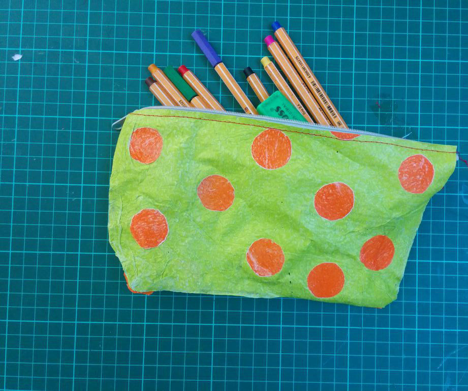 100% recycled pencil case/bits and bobs bag 