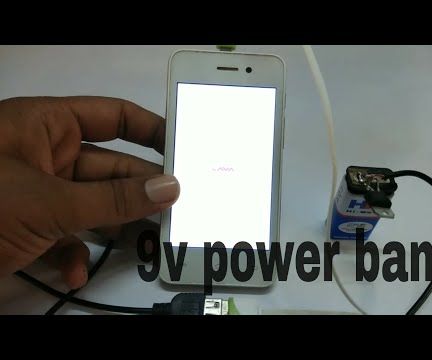 Charging Mobile From 9V Battery