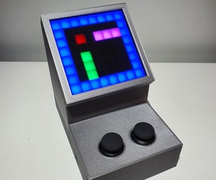 Complete Arduino-based 3D-printed Battery-powered Mini Retro Arcade Machine 