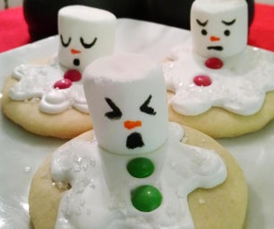 Melting Holiday Snowmen Cookies