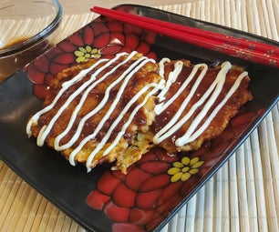 Zucchini Okonomiyaki (Japanese Fried Vegetable Pancake)