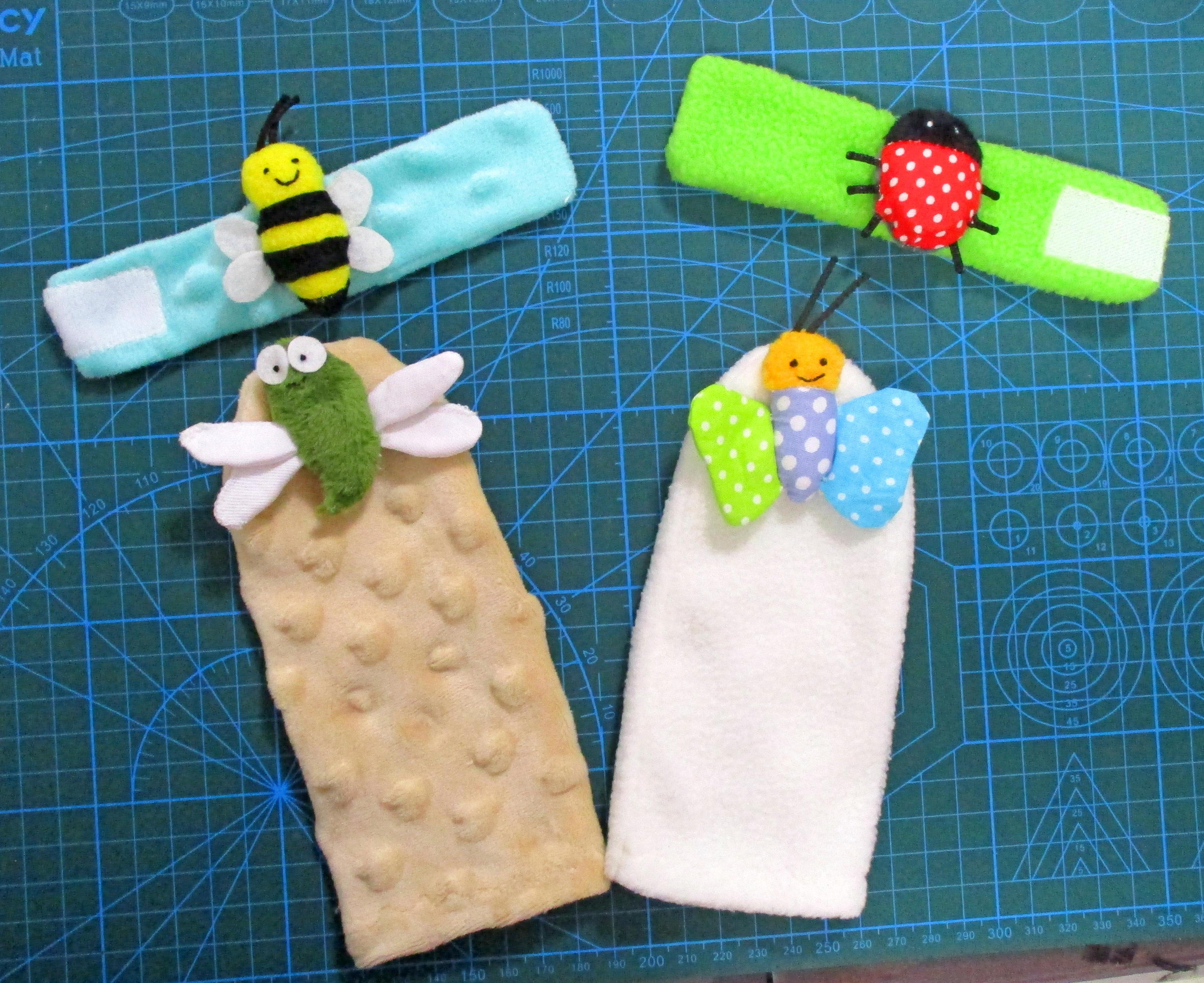 DIY Wrist Rattles and Foot Finder Socks - a Wearable Sensory Toy