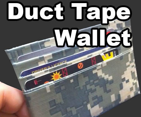 Minimal Duct Tape Wallet