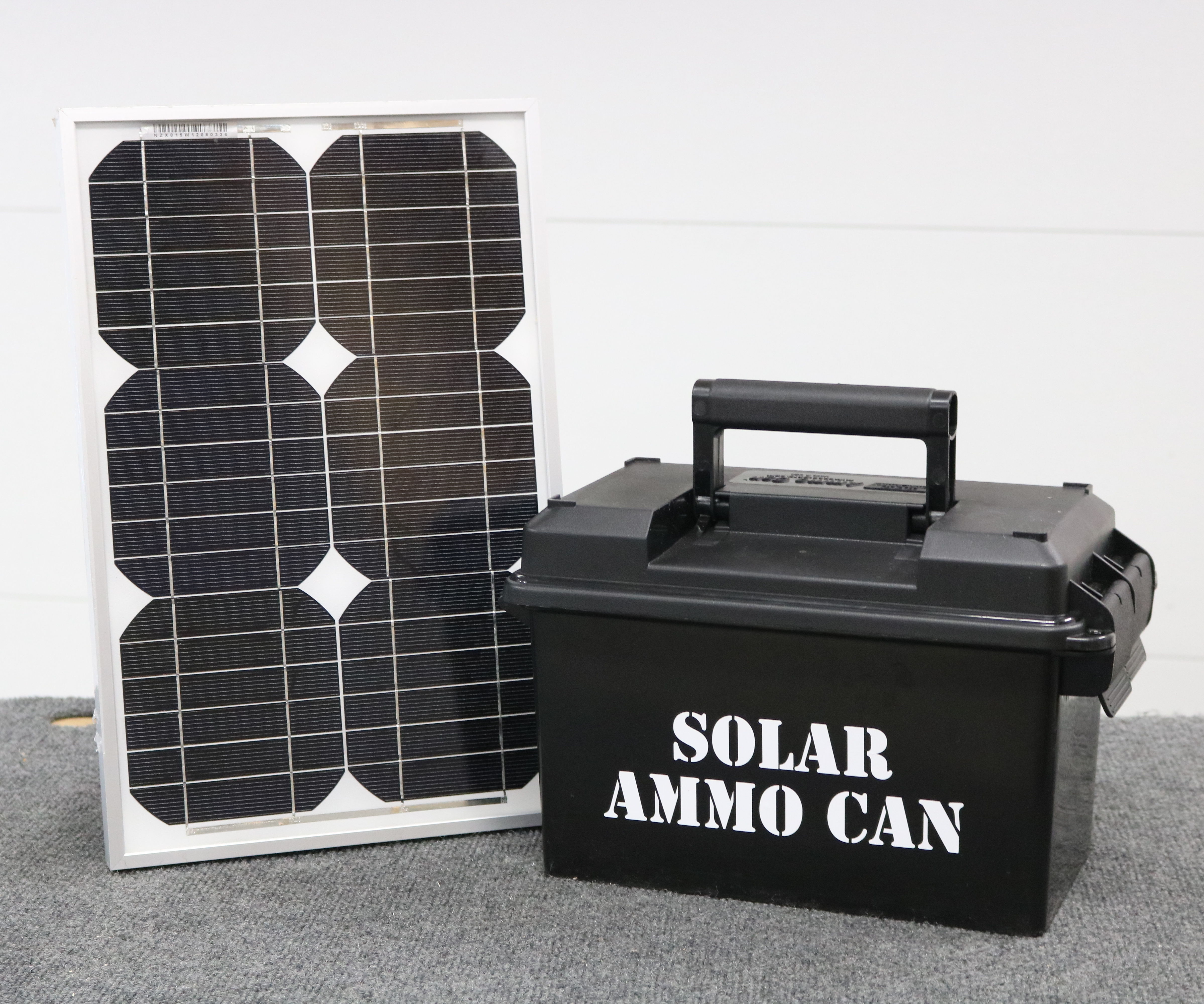 Ammo Can Solar Power Supply