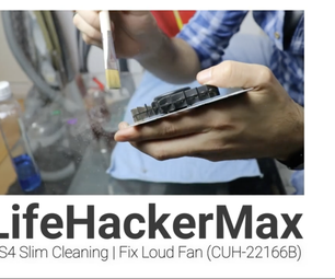 PS4 Slim Cleaning: Fix Loud Fan & Thermal Paste Change