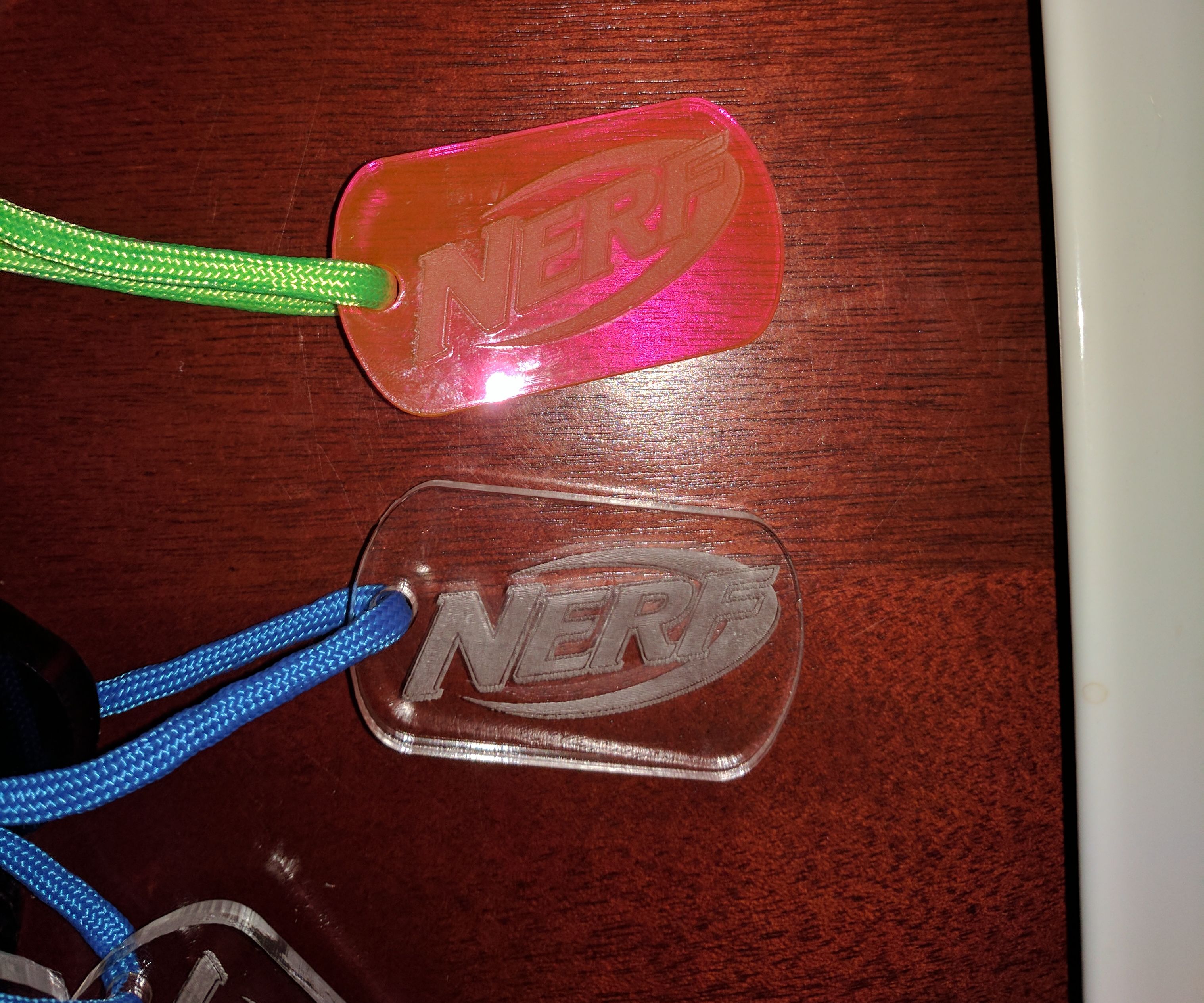 Nerf Party Favors / Dog Tags