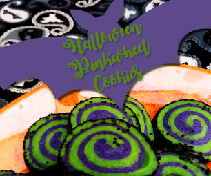 Halloween Pinwheel Cookies