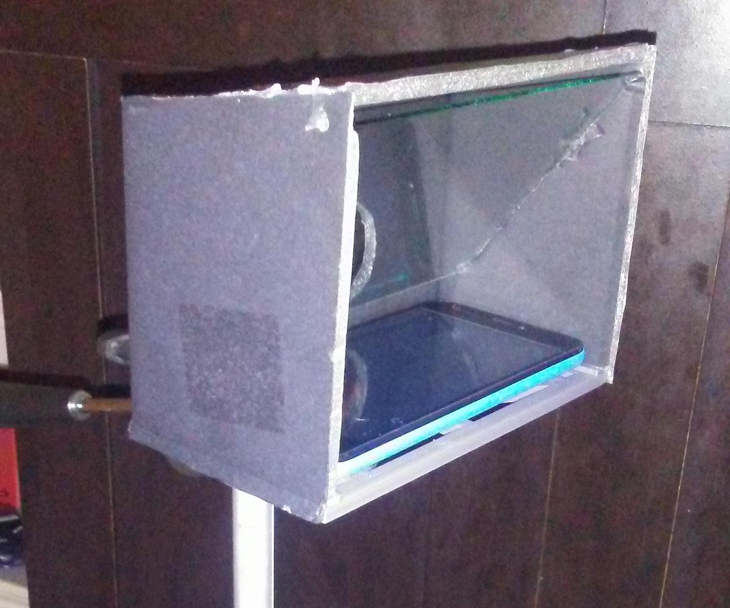 Cheap and Easy Cell Phone Teleprompter - 3D Print and Foamboard