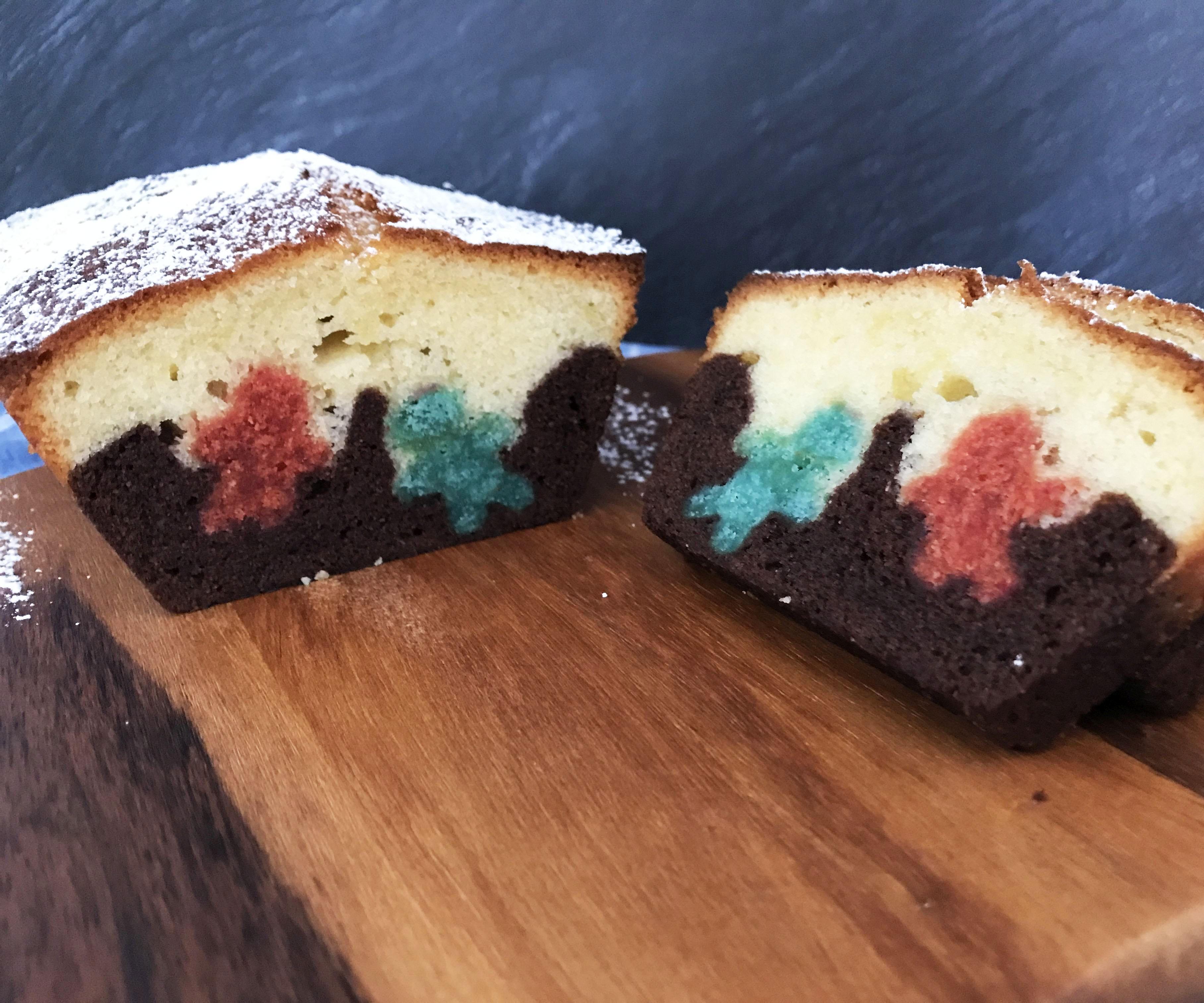 Colorful Marble Cake (not only for Kids)