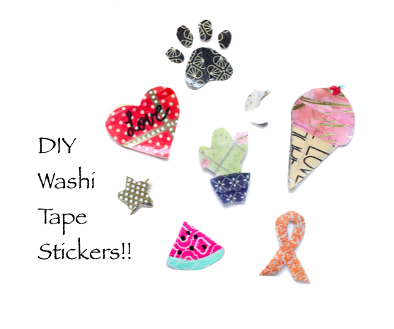 DIY Washi Tape Stickers (Great for Laptops!)