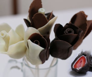 How to Make Chocolate Strawberry Roses (Perfect for Valentine's Day)