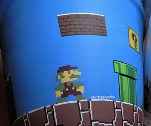Super Mario Bros Inspired Flower Pot