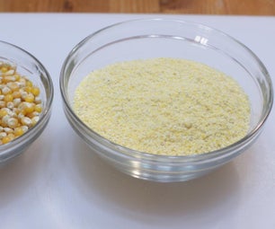 Homemade Cornmeal (Using Popcorn Kernels!)