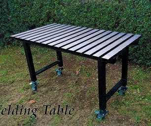 How to Make a Low Cost  Welding Table 