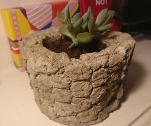 Concrete Pineapple Pot for Succulent