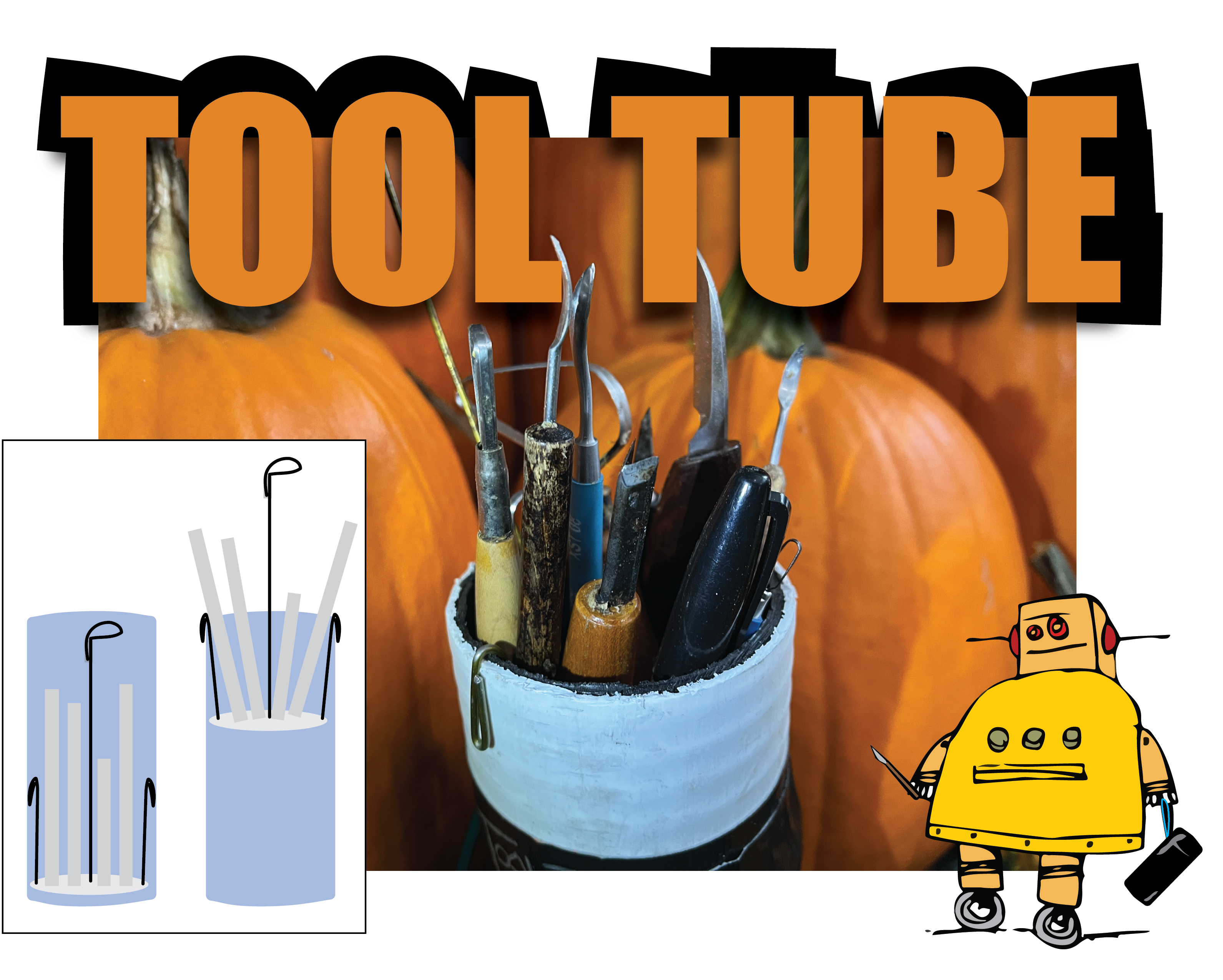 Tool Tube: Keeping Your Go-to Carving Tools Handy