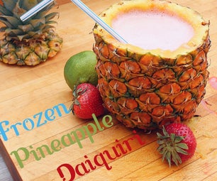 Frozen Strawberry-Lime Pineapple Daiquiri