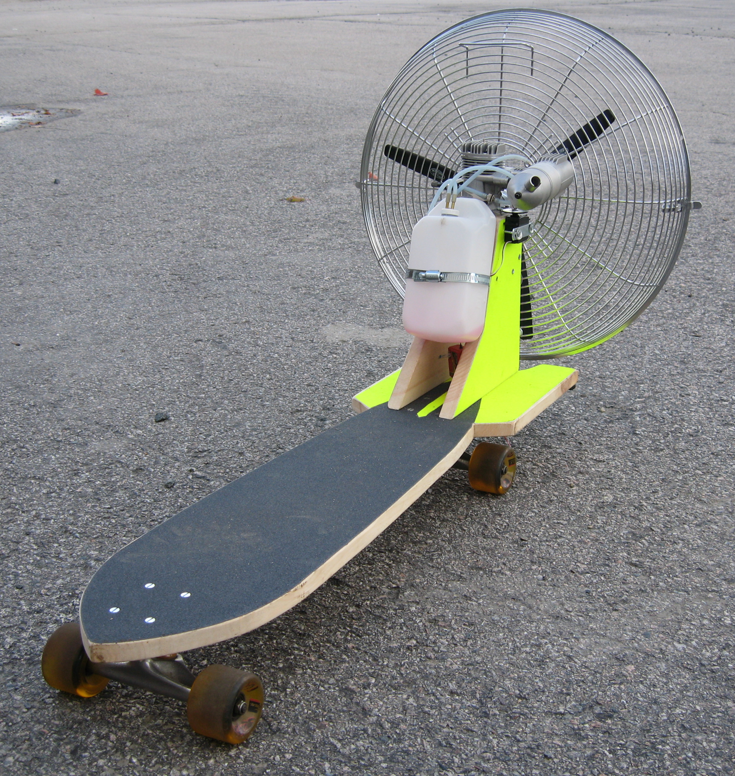 Propeller Powered Skateboard