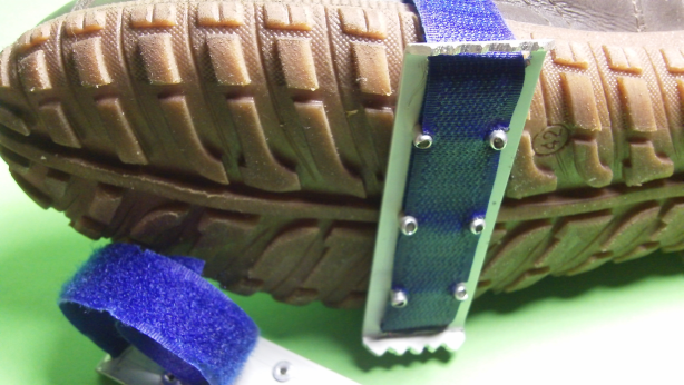 Winterize your shoes - DIY CRAMPONS.