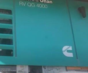 Cummins Onan 4 0 KY RV QG 4000 Generator Oil Change Gensets Easy to Service DIY Save Money Camping RV Motorhome