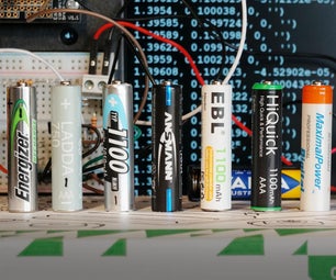 NiMH Rechargeable Battery Comparison Using Kitronik Inventor's Kit and Adafruit CLUE