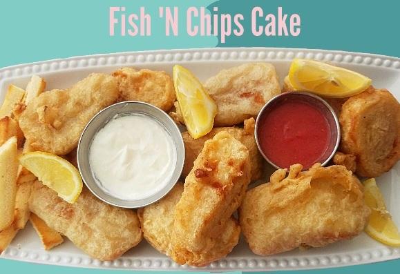 'Fish & Chips' Illusion Cake Bites
