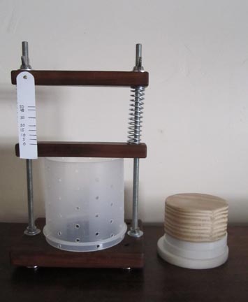 A Simple and Inexpensive Cheese Press
