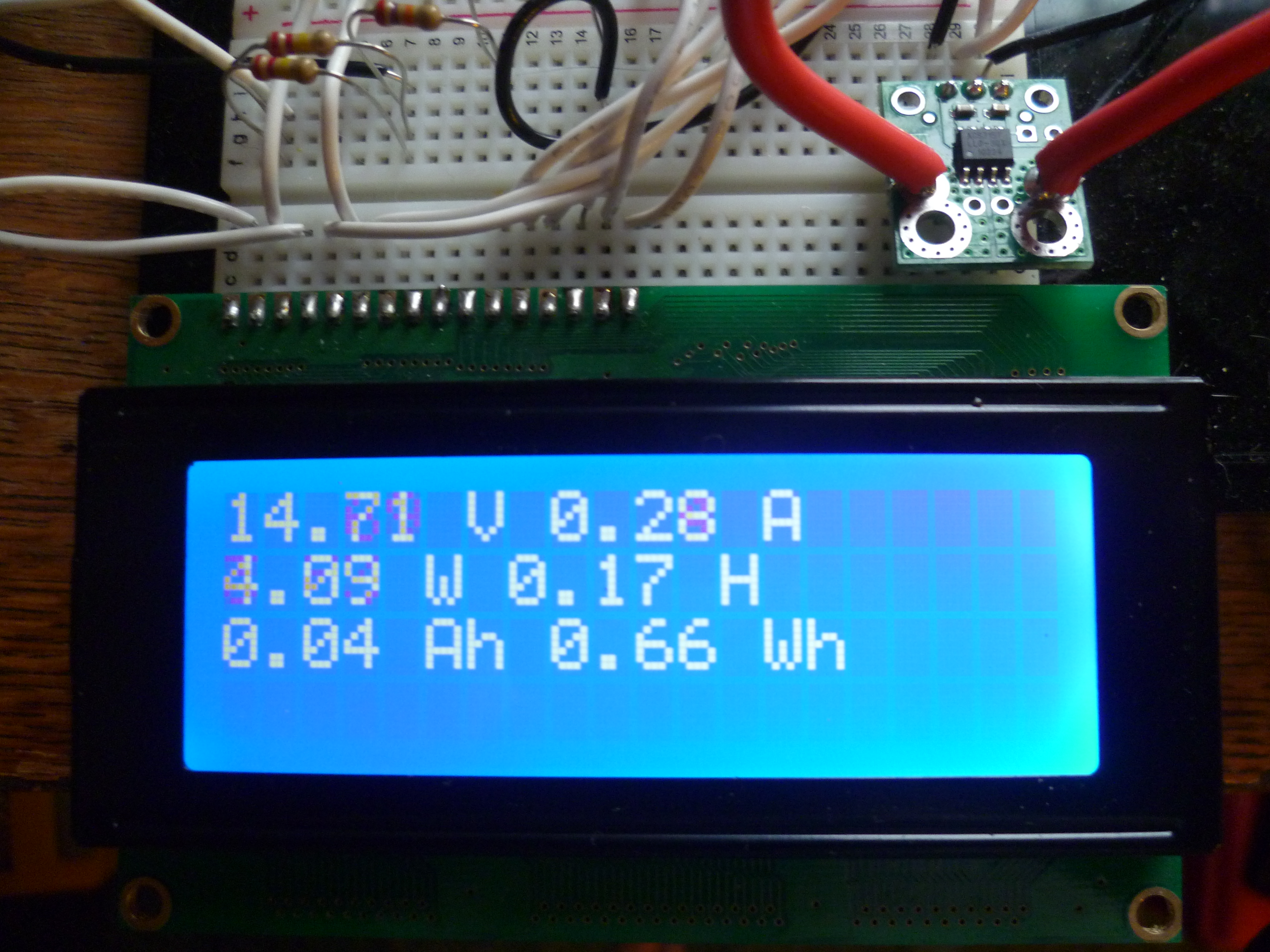 DIY Amp / Watt Hour Volt Meter - Arduino