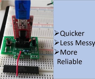 Atmega328P Shield for Quick Prototyping on Breadboards