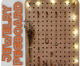 Jewelry Pegboard (DIY Accessories Included)