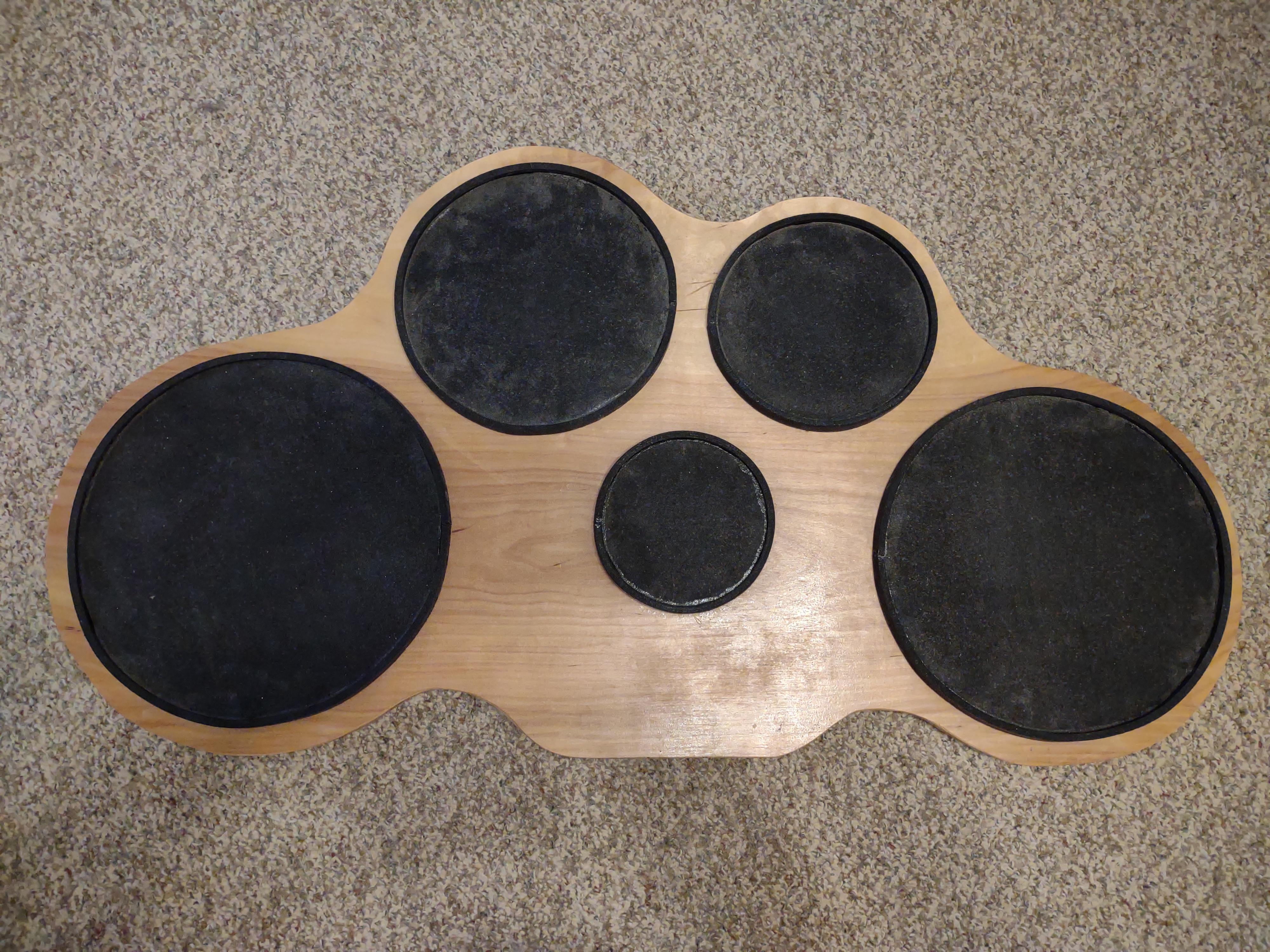 Homemade Marching Band Quints "Practice Pad" 
