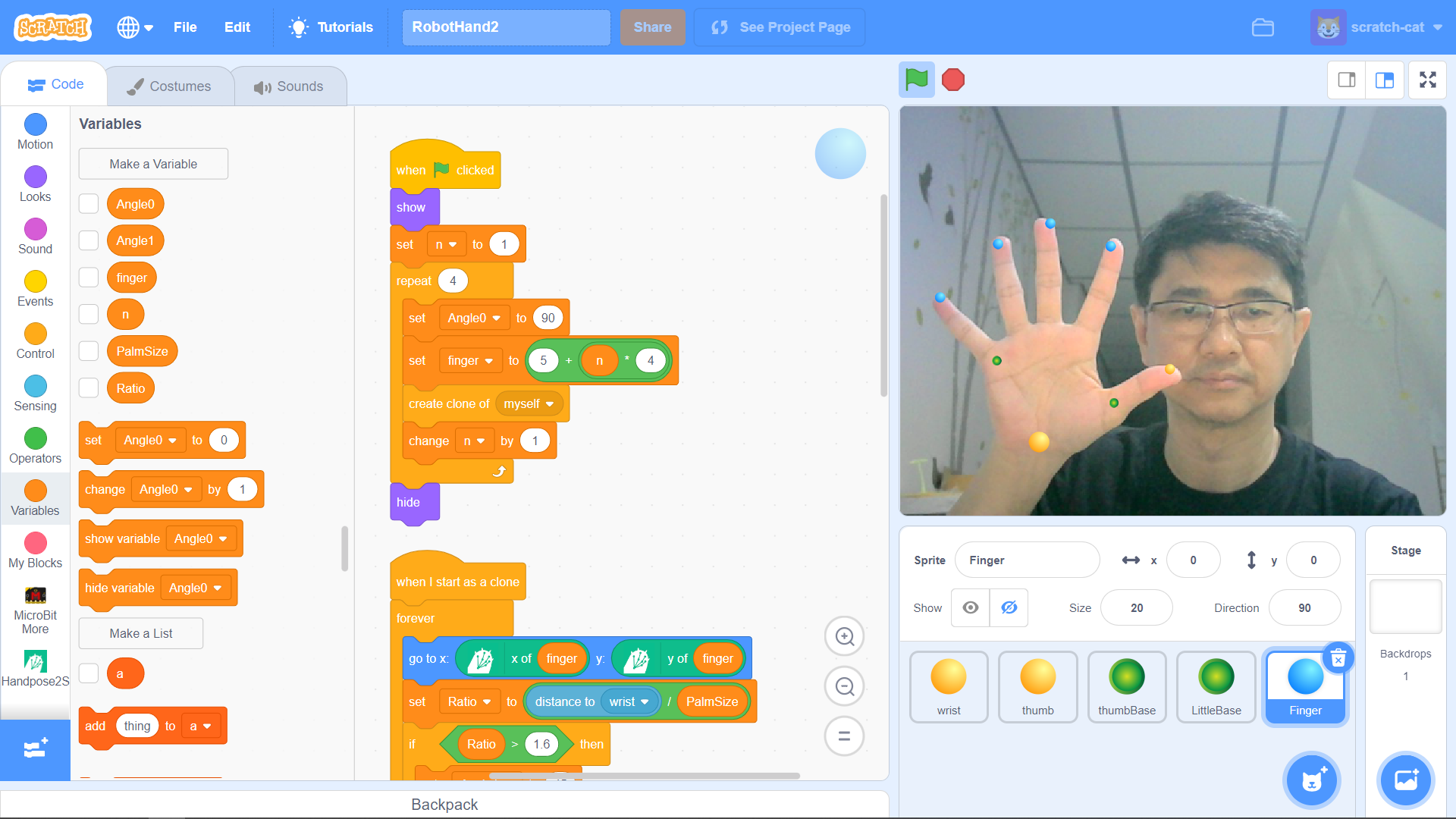 Control Robot Hand With Scratch and Micro:bit