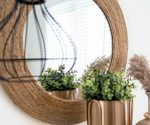 How to Create a DIY Rope Mirror | $20 Makeover 
