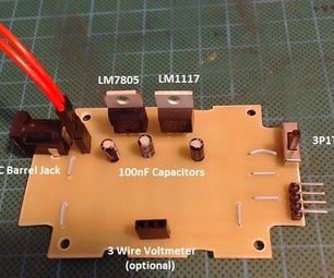 Simple Breadboard Switchable Power Supply