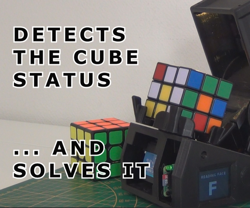 CUBOTino Autonomous: Small, 3D Printed, Rubik's Cube Robot (Raspberry Pi Zero 2, PiCamera)